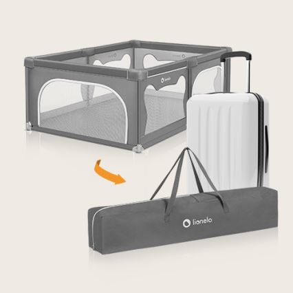 Lionelo - Ograda za igru WILLOW, siva