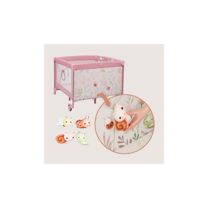 Lionelo - Ogradica za igru MILLE PLUS Roze