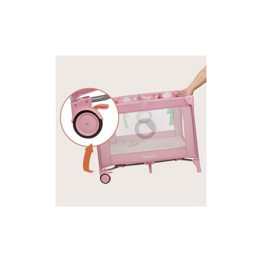 Lionelo - Ogradica za igru MILLE PLUS Roze