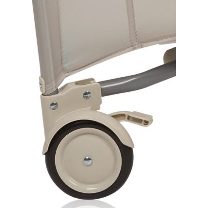 Lionelo - Ogradica za igru MILLE PLUS sivo-bež