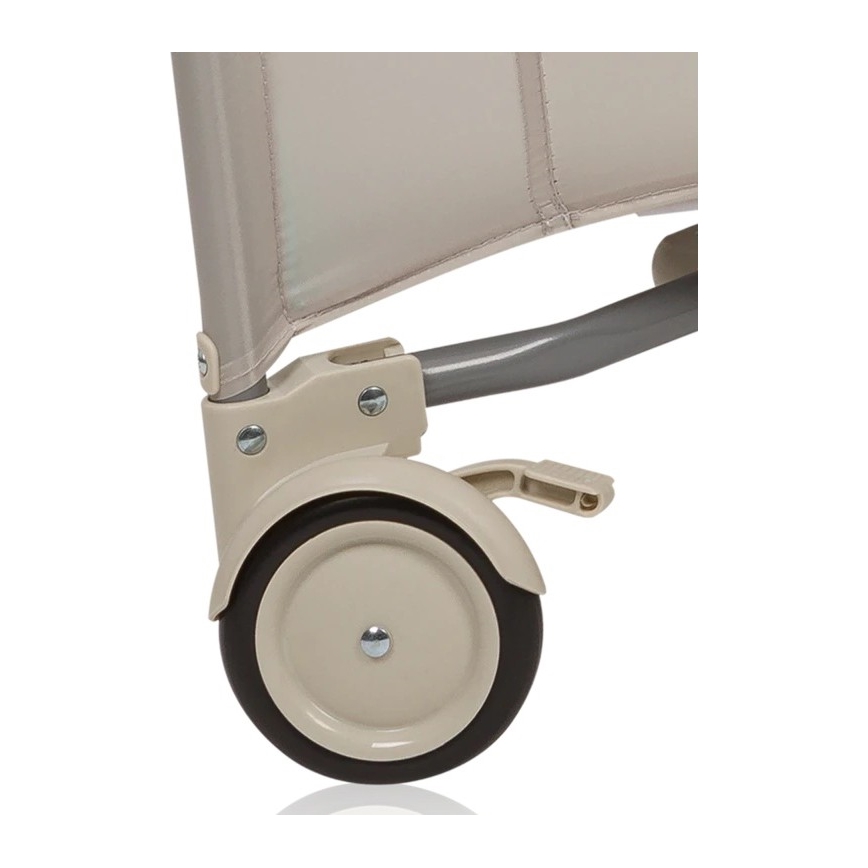 Lionelo - Ogradica za igru MILLE PLUS sivo-bež