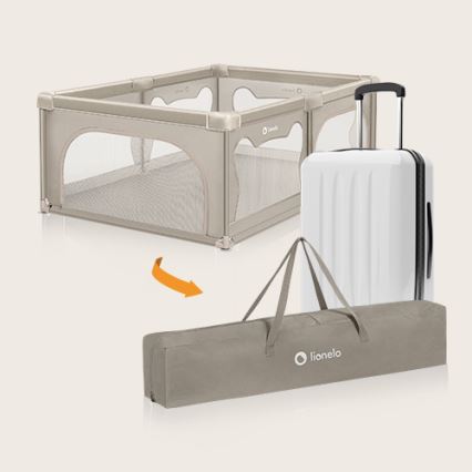 Lionelo - Ogradica za igru WILLOW bež