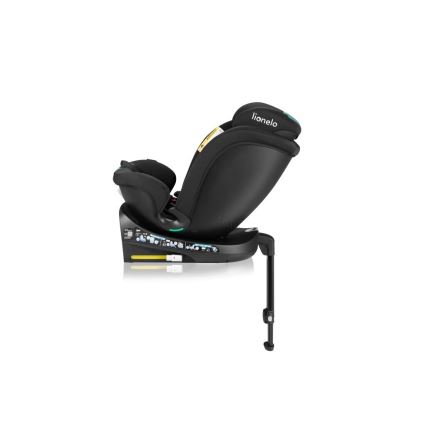 Lionelo - Okretno autosedište sa bazom NAVY i-Size 40-150 cm crno/tirkizno