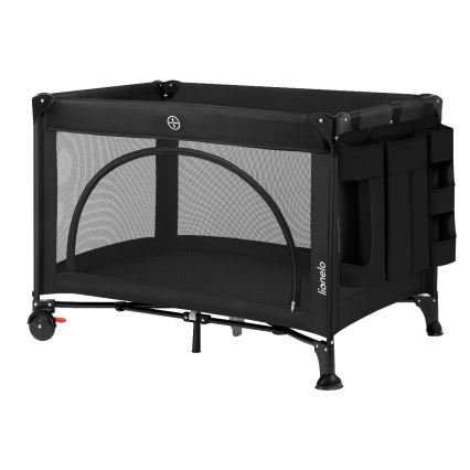 Lionelo - Organizer za krevetac 3u1 SIDEPOCKET Crna