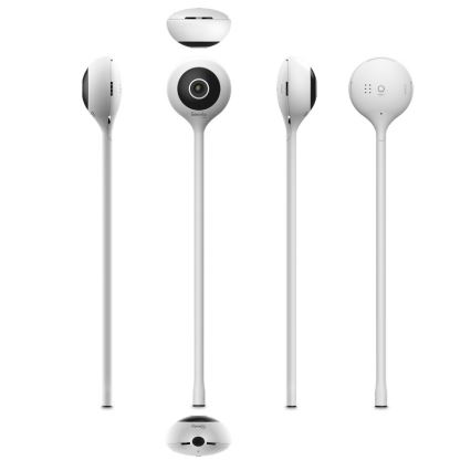 Lionelo - Pametan bebi-fon BABYLINE SMART Wi‑Fi White