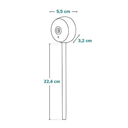 Lionelo - Pametan bebi-fon BABYLINE SMART Wi‑Fi White