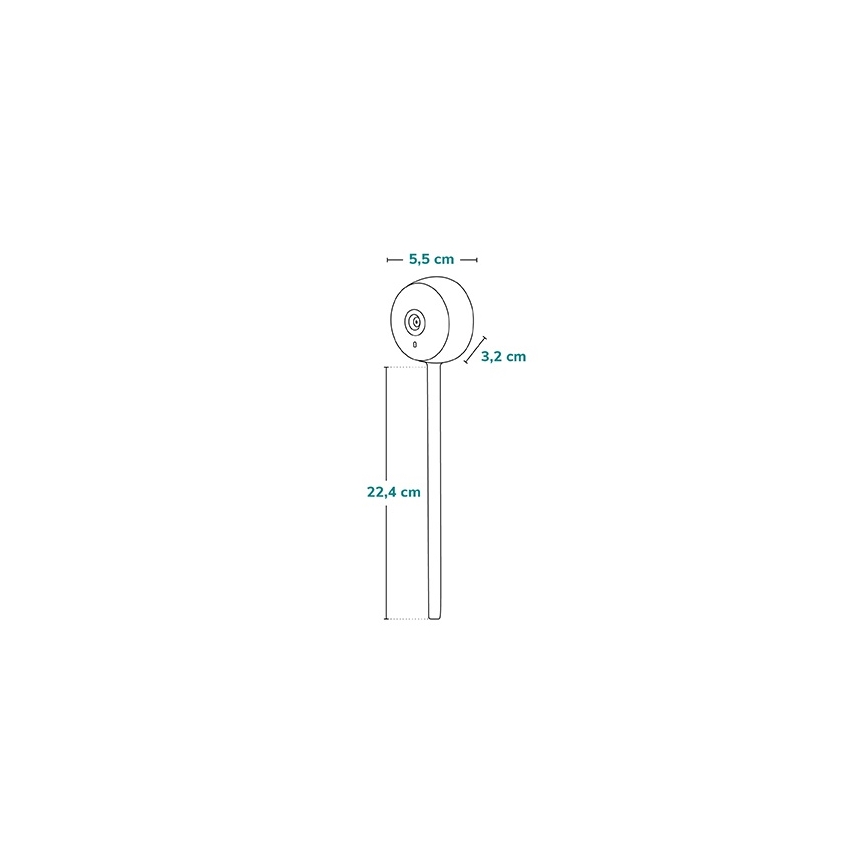 Lionelo - Pametan bebi-fon BABYLINE SMART Wi‑Fi White