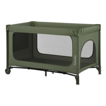 Lionelo - Prenosivi krevetac JASMIN EASY FOLD, maslinasto zelene boje