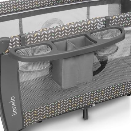 Lionelo - Prenosni krevetac SVEN PLUS sivi