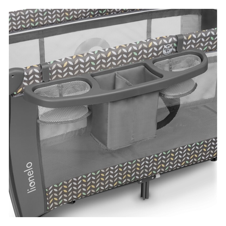 Lionelo - Prenosni krevetac SVEN PLUS sivi