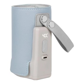 Lionelo - Punivi grejač bočica THERMUP GO PLUS 10W/5V plava/siva