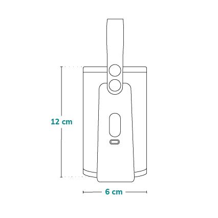 Lionelo - Punivi grejač bočica THERMUP GO PLUS 10W/5V plava/siva