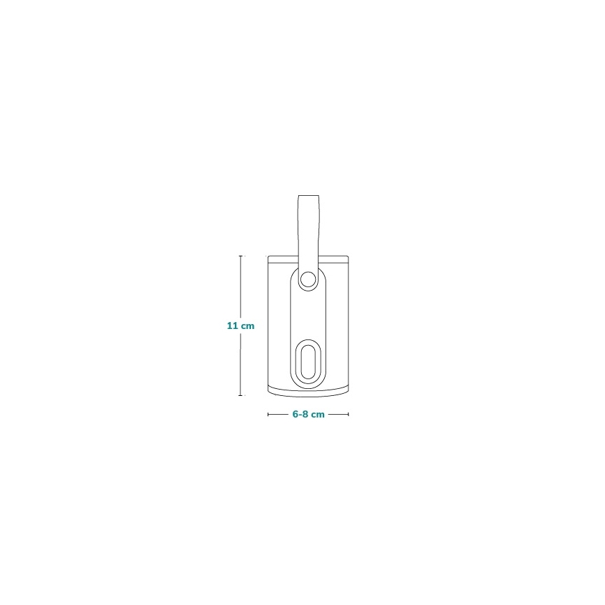 Lionelo - Punjivi grejač za bočice THERMUP GO 18W/5V sivo-srebrni