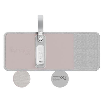 Lionelo - Punjivi grejač za flašice THERMUP GO 18W/5V Pink Baby