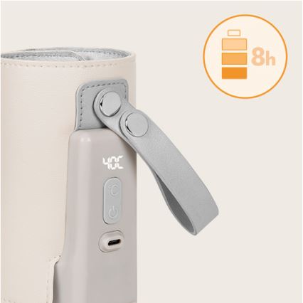 Lionelo - Punjivi grejač za flašice THERMUP GO PLUS 10W/5V bež