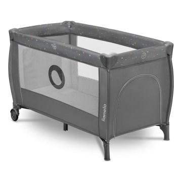 Lionelo - Putna posteljica STEFI PLUS siva višebojna