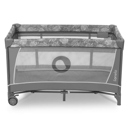 Lionelo - Putni krevetac FLOWER Grey Stone