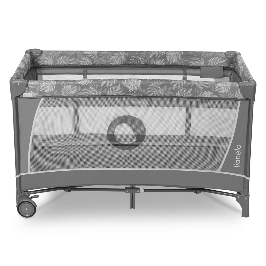 Lionelo - Putni krevetac FLOWER Grey Stone