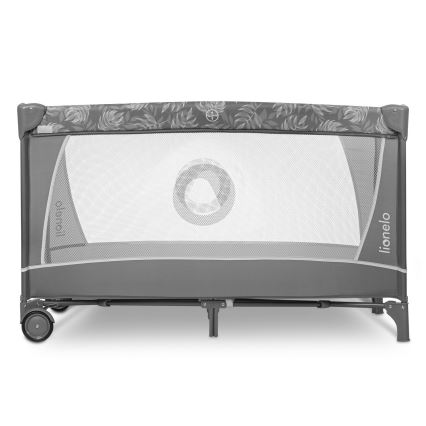 Lionelo - Putni krevetac FLOWER Grey Stone