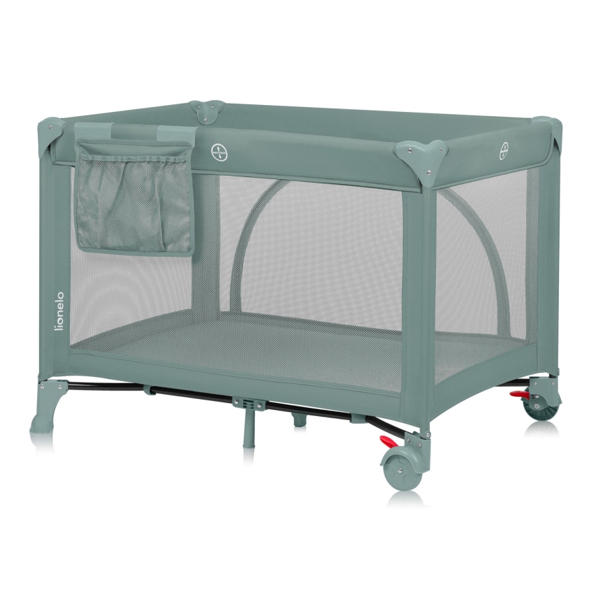 Lionelo - putni krevetac LAURA, boja žalfije