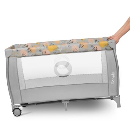 Lionelo - Putni krevetac STEFI PLUS Ružičasta Žuta