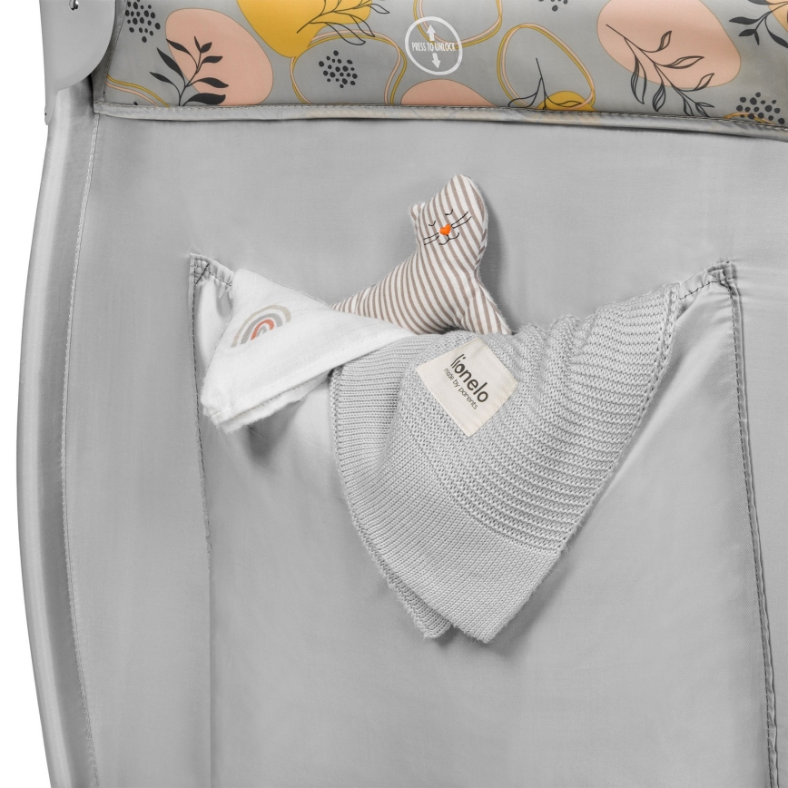 Lionelo - Putni krevetac STEFI PLUS Ružičasta Žuta