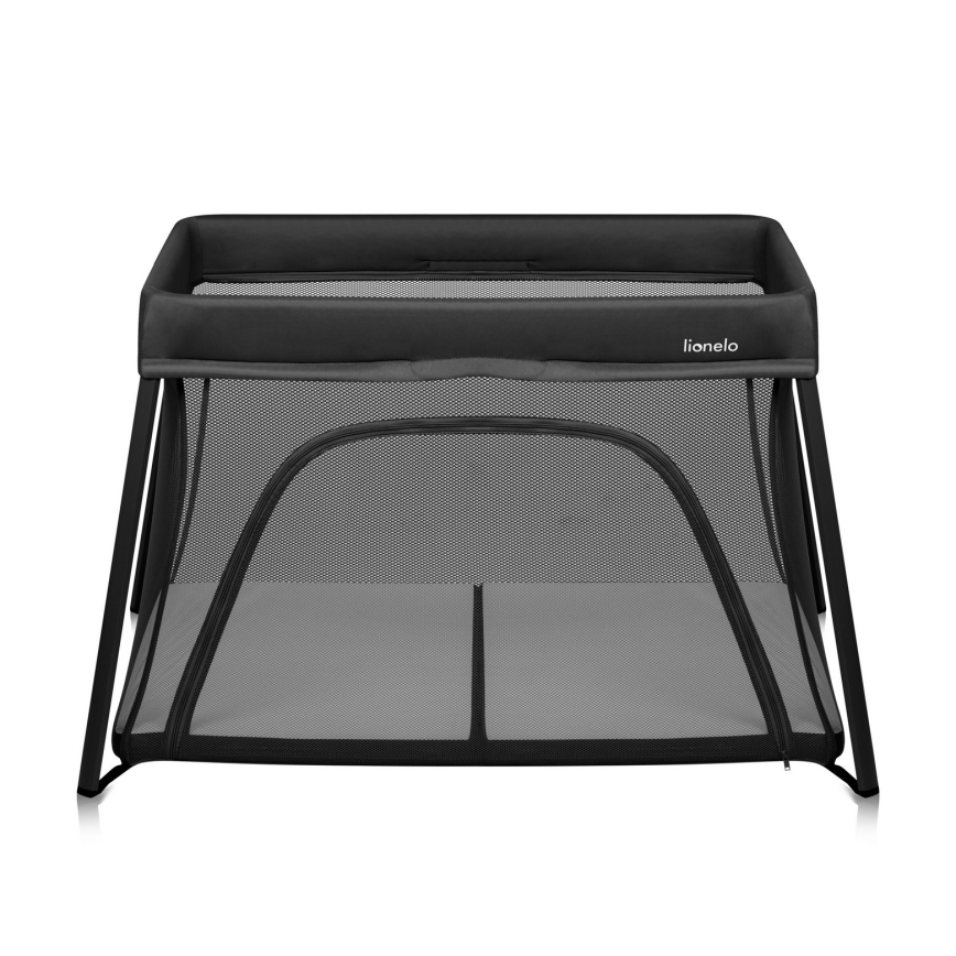 Lionelo - Putni krevetić 3u1 ALICE Crna