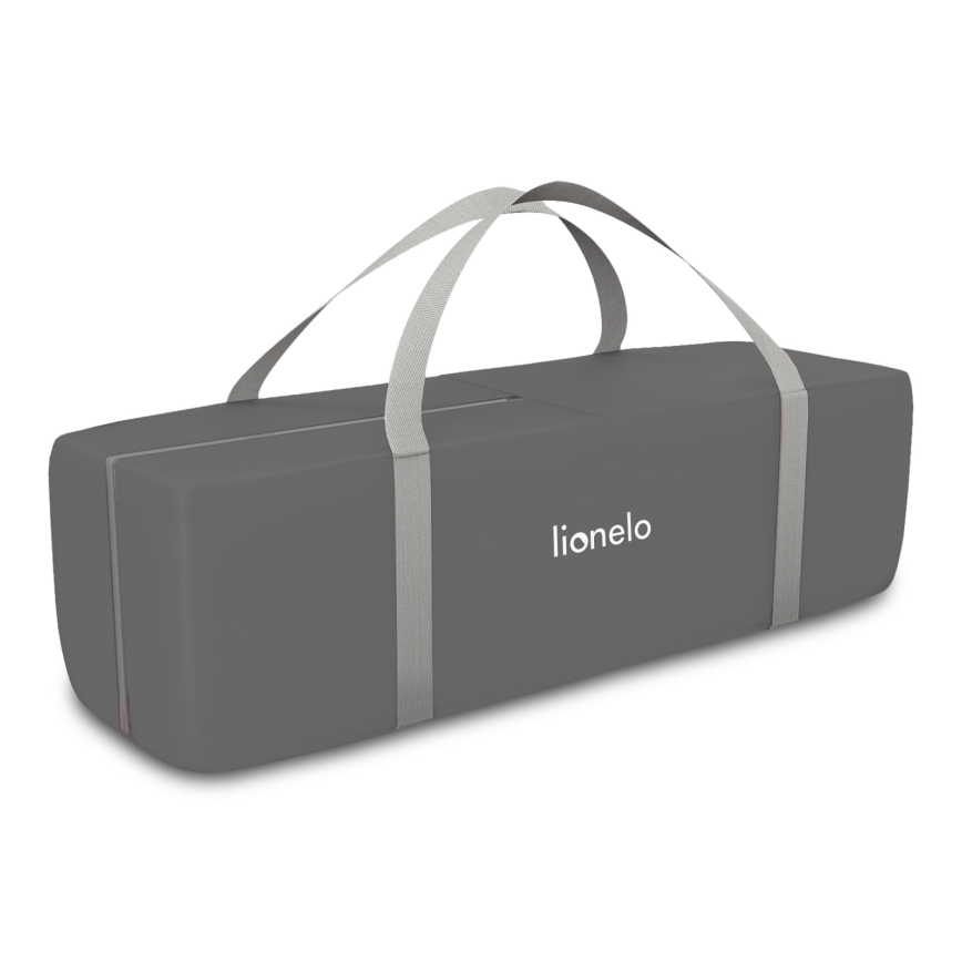 Lionelo - Putni krevetić FLOWER Sivi Skandi