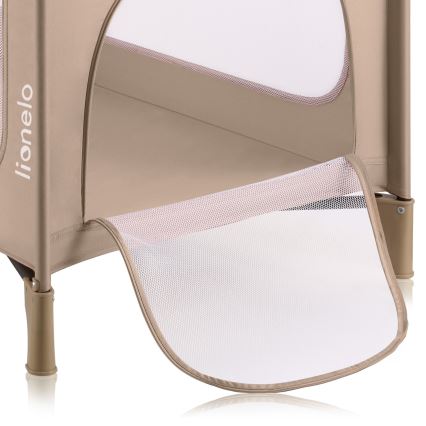 Lionelo - Putni krevetić JASMIN EASY FOLD Bež pesak