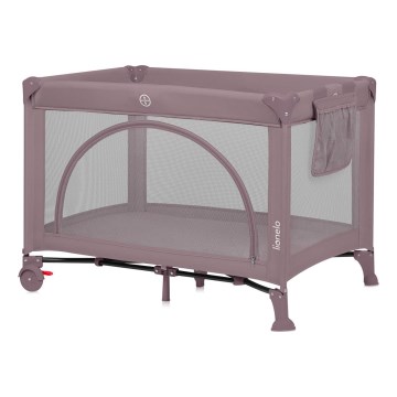 Lionelo - Putni krevetić LAURA ružičasto-nude