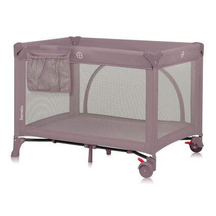 Lionelo - Putni krevetić LAURA ružičasto-nude