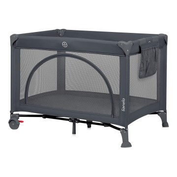 Lionelo - Putni krevetić LAURA Sivi Beton