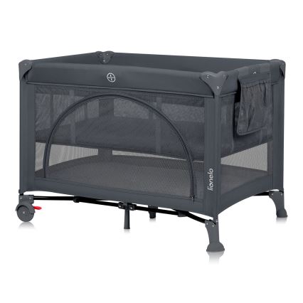 Lionelo - Putni krevetić LAURA Sivi Beton