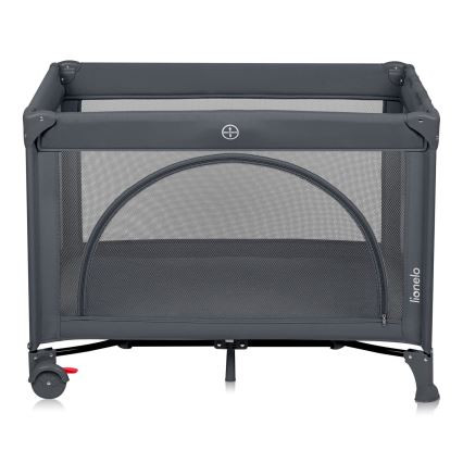 Lionelo - Putni krevetić LAURA Sivi Beton