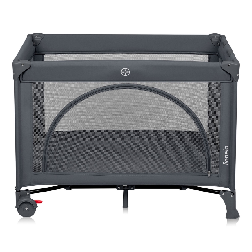 Lionelo - Putni krevetić LAURA Sivi Beton