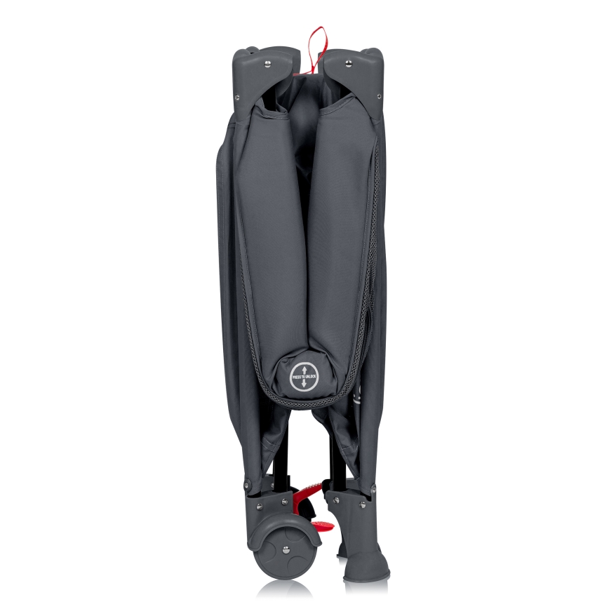 Lionelo - Putni krevetić LAURA Sivi Beton