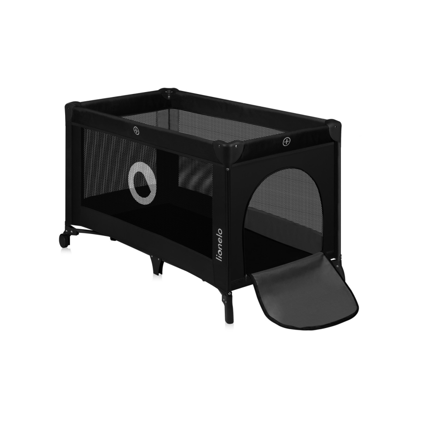 Lionelo - Putni krevetić STEFI Black Carbon