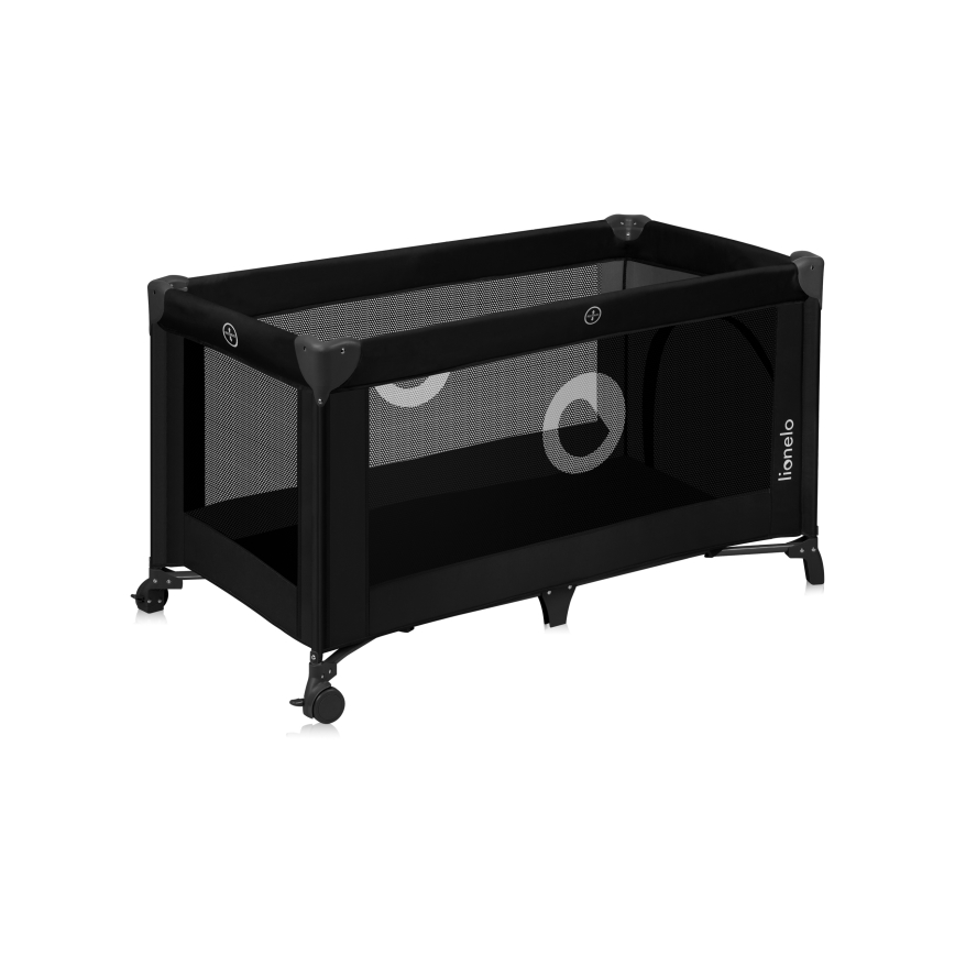 Lionelo - Putni krevetić STEFI Black Carbon