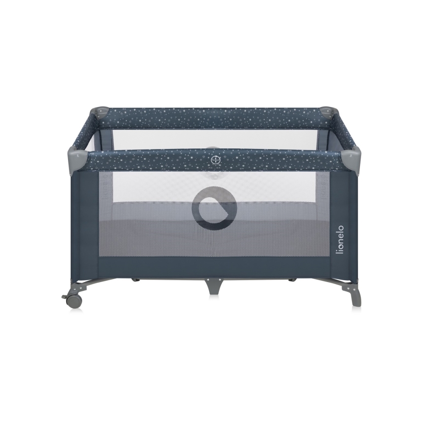 Lionelo - putni krevetić STEFI plavo-siva