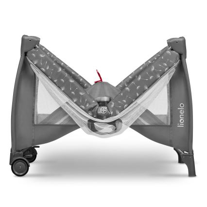 Lionelo - Putni krevetić STEFI PLUS sivo-bela