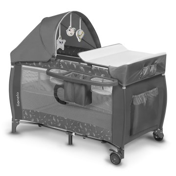 Lionelo - Putni krevetić SVEN PLUS sivi