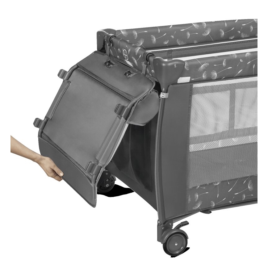 Lionelo - Putni krevetić SVEN PLUS sivi