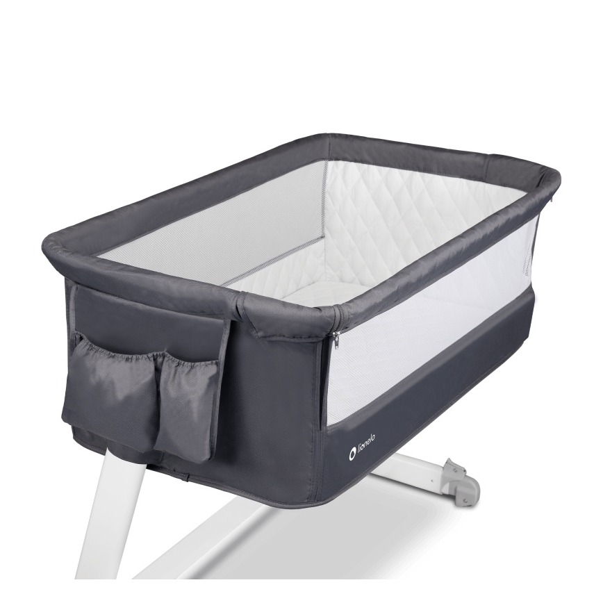 Lionelo - Putni krevetić THEO Tamno siva