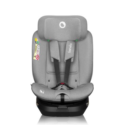 Lionelo - Rotirajuće auto-sedište BRAVE i-Size sa bazom 40-150 cm Grey Stone