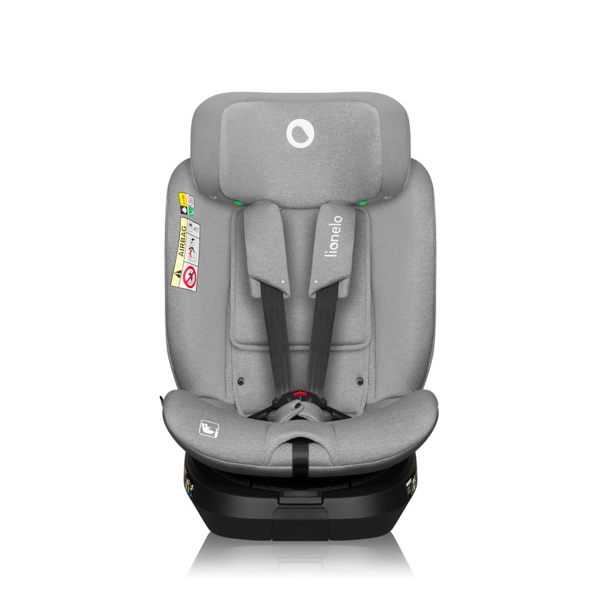 Lionelo - Rotirajuće auto-sedište BRAVE i-Size sa bazom 40-150 cm Grey Stone
