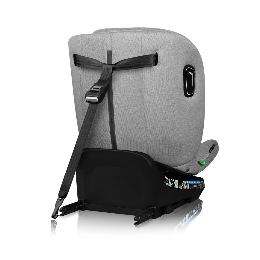 Lionelo - Rotirajuće auto-sedište BRAVE i-Size sa bazom 40-150 cm Grey Stone