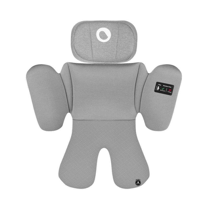 Lionelo - Rotirajuće auto-sedište BRAVE i-Size sa bazom 40-150 cm Grey Stone