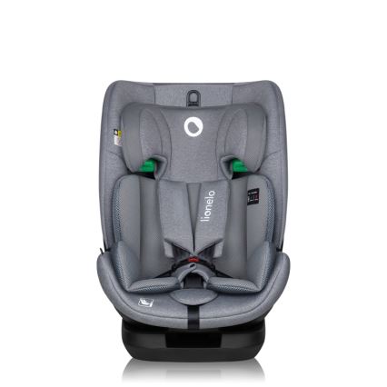 Lionelo - Rotirajuće auto-sedište sa bazom LAVENDER i-Size 76-150 cm Siva Stone