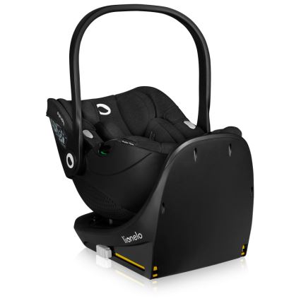 Lionelo - Rotirajuće auto-sedište sa bazom MOXIE SET i-Size 40-87 cm Crni karbon