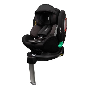 Lionelo - Rotirajuće autosedište sa bazom ANTOON PLUS i-Size 40-105 cm Crni Oniks